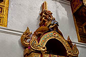 Chiang Mai - Wat Phra That Doi Suthep. Detail of the Ubosot.